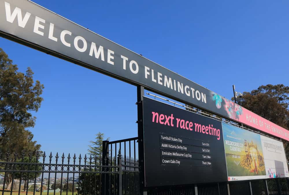 Flemington Racecourse entrance