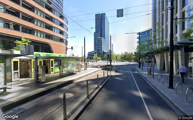 parking space in free tram zone docklands