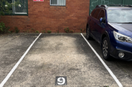 Spacious parking spot in the heart of Newtown