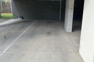 Double parking space in front of Bell station