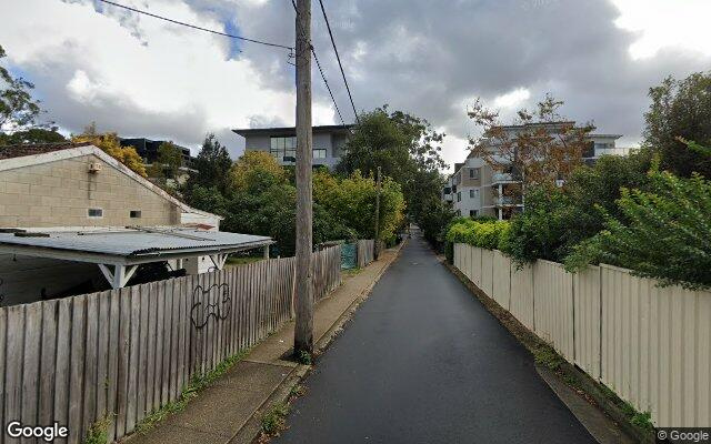 Waitara, Balmoral Street access from Park Lane,  900m to Hornsby Hospital