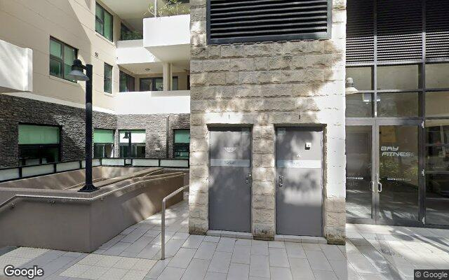 Underground parking in Meadowbank