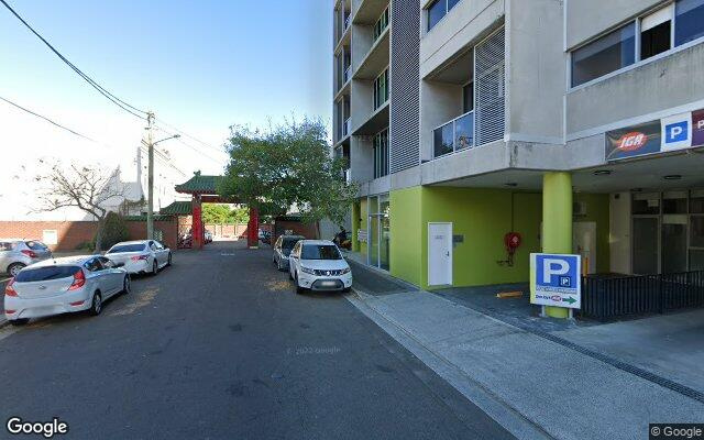 Secure, undercover parking in Alexandria (between Waterloo and Green Square Stations)