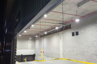 Secure indoor car park