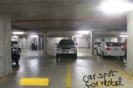 Secured underground car space for long term rent Pyrmont