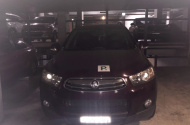 Parking with remote control access near Hurstville Station.