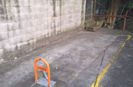 Great outdoor parking space with shade