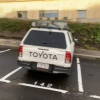 Outdoor lot parking on Flemington Road in North Melbourne Victoria