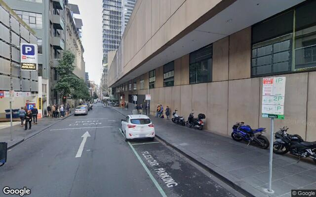 Great Parking Flinders Lane during day.