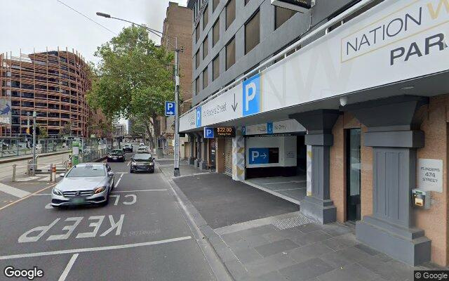 Reserved Private Parking on Flinders Street