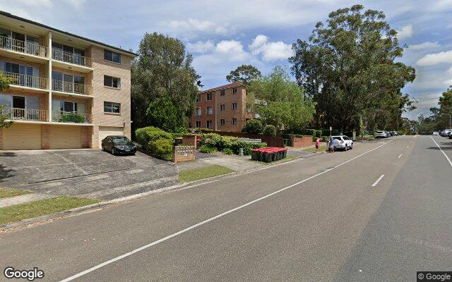 Open air car space in Macquarie Park