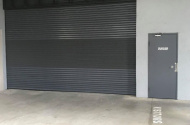 Shared garage, with storage space