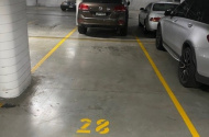 Undercover security parking carspace