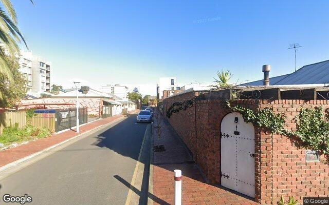 CBD parking with easy access to tramlines with security camera.