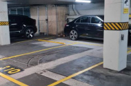 Melb CBD. La Trobe St. Secure, underground, dedicated bay with 24/7 access in small car park.