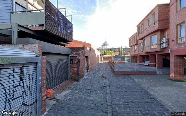 Secure parking lot on Marion Lane in Fitzroy, 50m from the 86 & 96 trams, 24/7 access via remote.