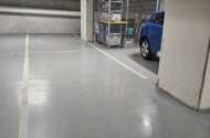 Double Tandem parking lot in secured car park