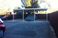 Car space carport parking