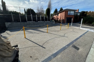 Easy access off street parking, short pleasant walk to CBD