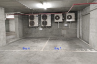Bay 4 secured indoor parking in Central Park