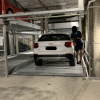 Car Stacker parking on Peel Street in North Melbourne Victoria