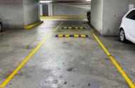 Secure undercover car space at Top Ryde City.