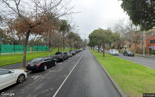 Parking place in East Melbourne, close to MCG