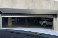 Secure car parking storage