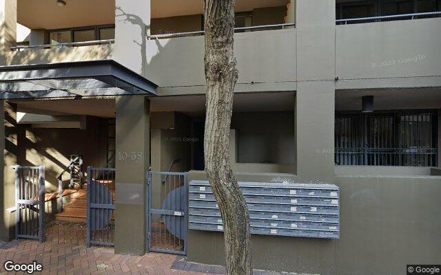 Garage in Redfern. Tucked away in a street just behind the main road. Central location.