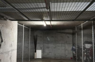 Locked up garage at The Forum