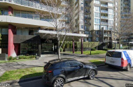 Indoor car parking lot on St Kilda Rd (opp. Toorak Rd Tram Stop)