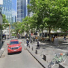 Undercover parking on Swanston Street in Melbourne Central Business District Victoria Undercover parking on Swanston Street in Melbourne Central Business District Victoria