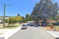 Secure parking space in a private carport