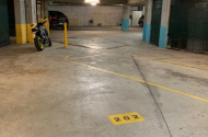 Parking lot in garage at Pyrmont