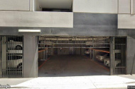 Stacker parking in Waymouth St Adelaide