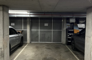 Secure building car space.