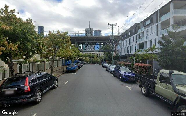 Secure car park at Kangaroo Point near ferry stop