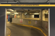 Secure underground CBD car park, just off Rundle Street