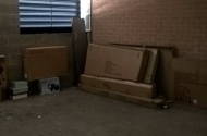 Secured Brick wall Double Lockup Garage/Storage.