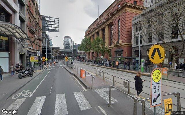 Great parking space next to southern cross station