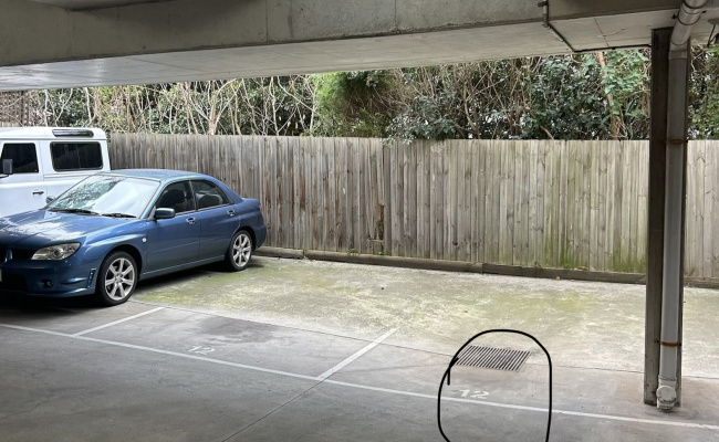Gated, partially covered parking space. Situated close to South Yarra station