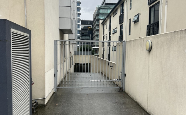 Gated, partially covered parking space. Situated close to South Yarra station