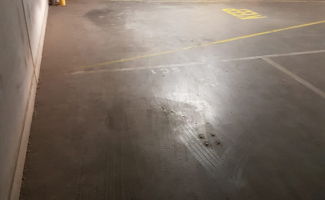 Great private parking space near CBD in front of elevator entrance