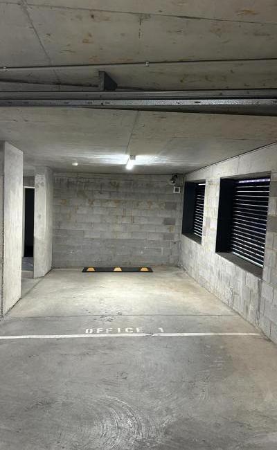 Indoor lot parking on Abbotsford Street in West Melbourne Victoria Indoor lot parking on Abbotsford Street in West Melbourne Victoria
