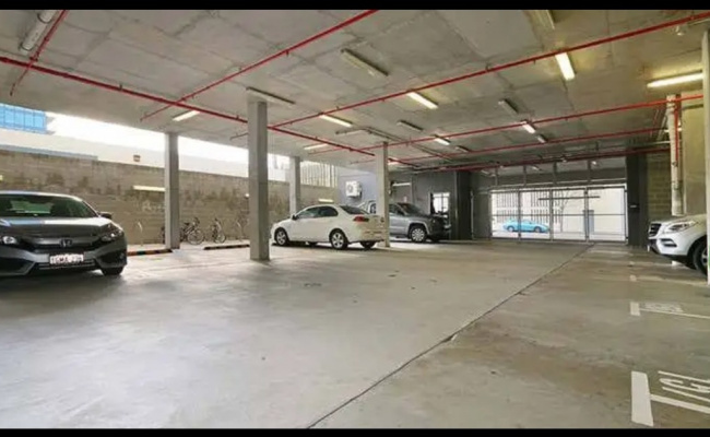Underground carpark, remote controlled gates access