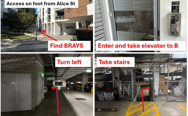 Alice St Newtown secure underground car spot