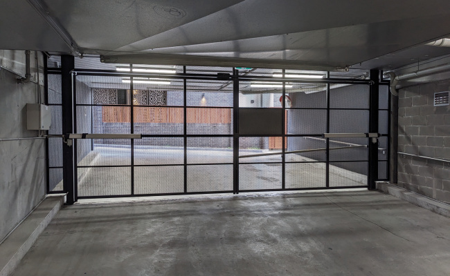 Great indoor underground secure parking lot with 24/7 CCTV and personal Locker
