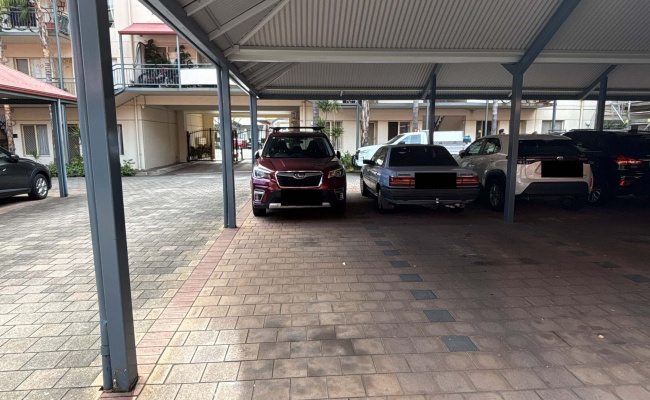 Undercover parking on Angas Street in Adelaide South Australia