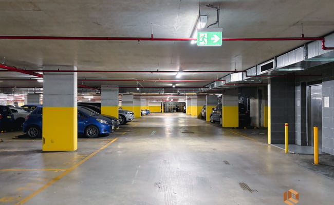 Undercover parking on Arncliffe Street in Wolli Creek New South Wales Undercover parking on Arncliffe Street in Wolli Creek New South Wales