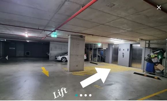 Covered parking space just 10-15 min walking distance to the stadiums at Sydney Olympic Park.